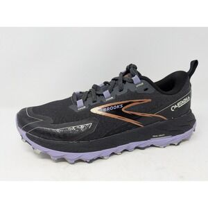 Brooks Cascadia 18 Womens 8.5 Trail Running Shoes Black Purple VERY NICE!